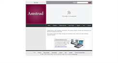 Desktop Screenshot of amstrad.com